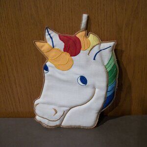 Vintage Zac Designs Unicorn Potholder